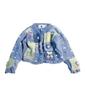 Hartstrings size 4T sweater 55% ramie 45% cotton very textured